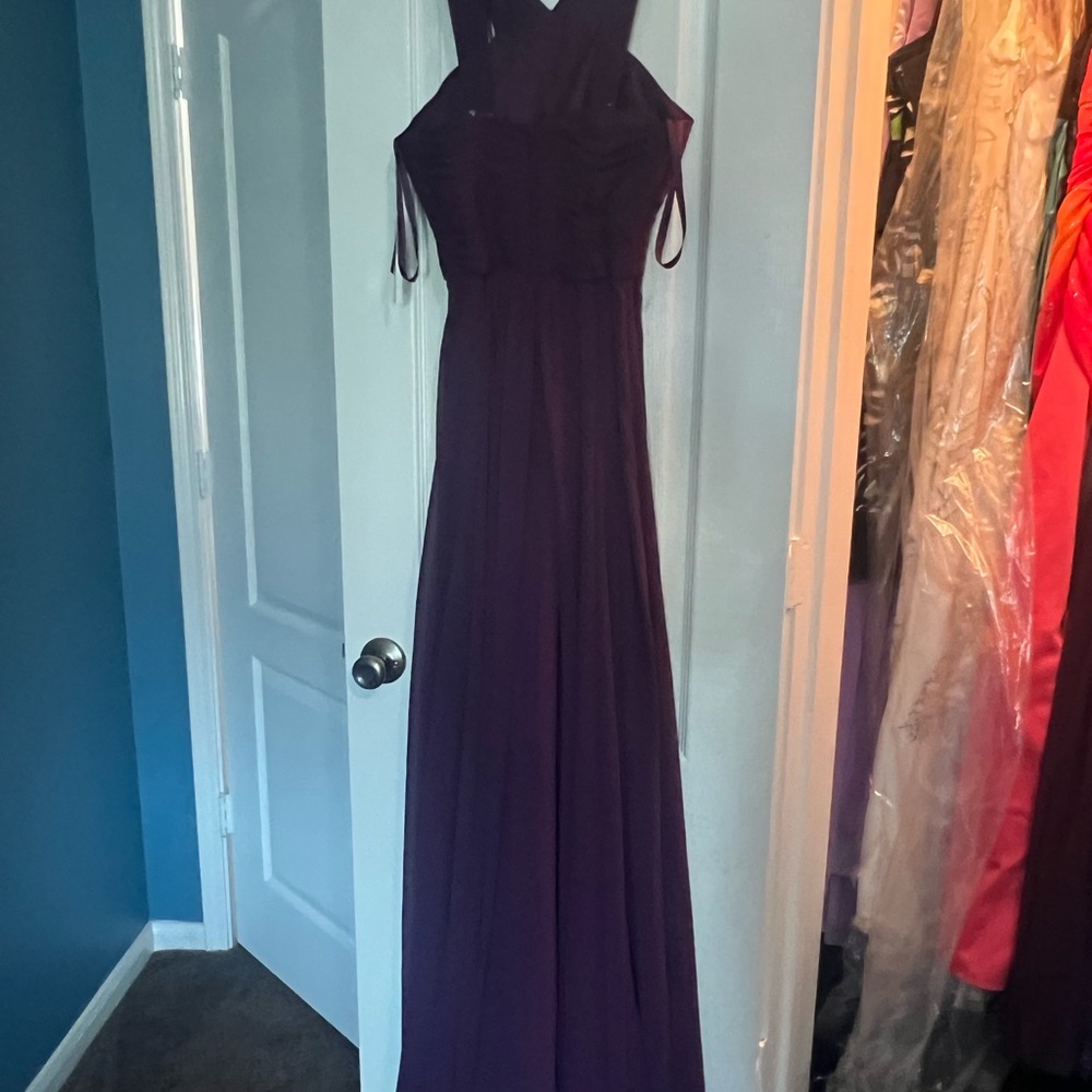 Night Way Collections Purple Maxi Dress